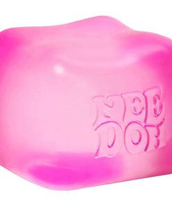 NeeDoh Nice Cube ?C Solid Squish ?C Pink